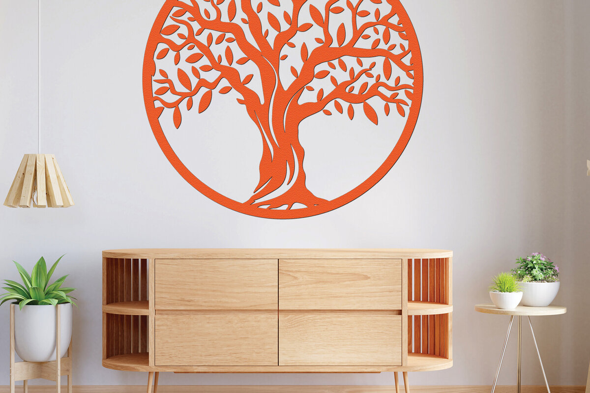 Intra απο ξύλο plywood 3mm-4mm πάχος –  κοπής χαρτιού με λέιζερ κλαδιά δέντρων 3 Δίασταση  20x20 cm INTRAFABR-77299754