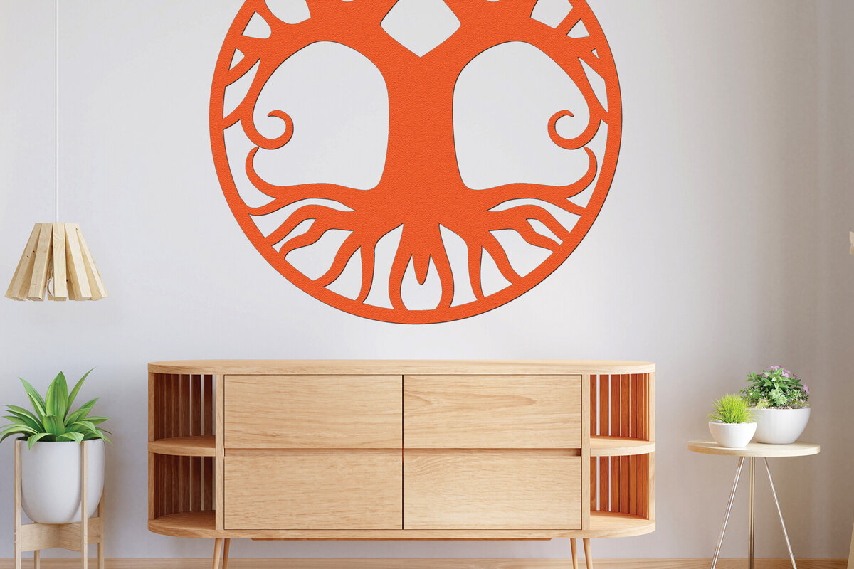 Intra απο ξύλο plywood 3mm-4mm πάχος –  κοπής χαρτιού με λέιζερ κλαδιά δέντρων 4 Δίασταση  20x20 cm INTRAFABR-77299914