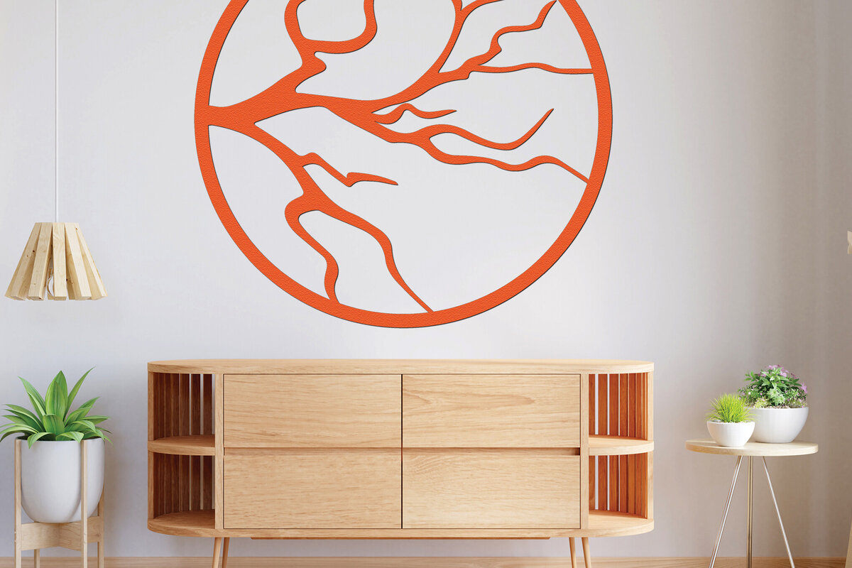 Intra απο ξύλο plywood 3mm-4mm πάχος –  κοπής χαρτιού με λέιζερ κλαδιά δέντρων 7 Δίασταση  20x20 cm INTRAFABR-77447903