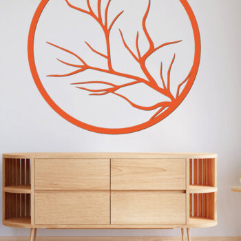 Intra απο ξύλο plywood 3mm-4mm πάχος –  κοπής χαρτιού με λέιζερ κλαδιά δέντρων 9 Δίασταση  20x20 cm INTRAFABR-77534493 - Image 2