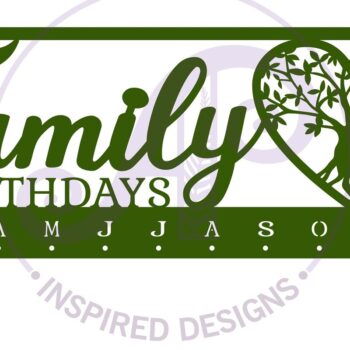 Intra απο ξύλο plywood 3mm-4mm πάχος – Σετ ημερολογίου δέντρου Cut Laser Δίασταση  20x20 cm INTRAFABR-68402057 - Image 2