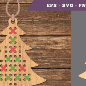 Intra απο ξύλο plywood 3mm-4mm πάχος – Κόψιμο δέντρου Σταυροβελονιά Δίασταση  20x20 cm INTRAFABR-106690806