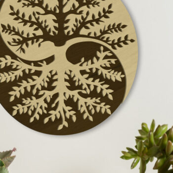 Intra απο ξύλο plywood 3mm-4mm πάχος – Διακοσμητικό πάνελ κοπής δέντρου με λέιζερ Δίασταση  40x30 cm INTRAFABR-92288224 - Image 3