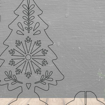 Intra απο ξύλο plywood 3mm-4mm πάχος – Tree Διακόσμηση σπιτιού 3 Δίασταση  20x20 cm INTRAFABR-112790482 - Image 2