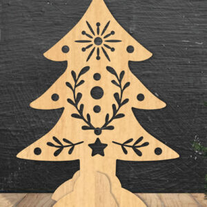 Intra απο ξύλο plywood 3mm-4mm πάχος – Tree Διακόσμηση σπιτιού 4 Δίασταση  20x20 cm INTRAFABR-112790504