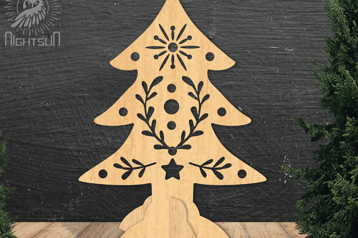 Intra απο ξύλο plywood 3mm-4mm πάχος – Tree Διακόσμηση σπιτιού 4 Δίασταση  20x20 cm INTRAFABR-112790504