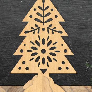 Intra απο ξύλο plywood 3mm-4mm πάχος – Tree Διακόσμηση σπιτιού 5 Δίασταση  20x20 cm INTRAFABR-112790528 - Image 1