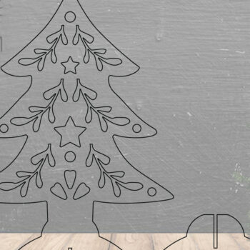 Intra απο ξύλο plywood 3mm-4mm πάχος – Tree Διακόσμηση σπιτιού 6 Δίασταση  20x20 cm INTRAFABR-112790554 - Image 2