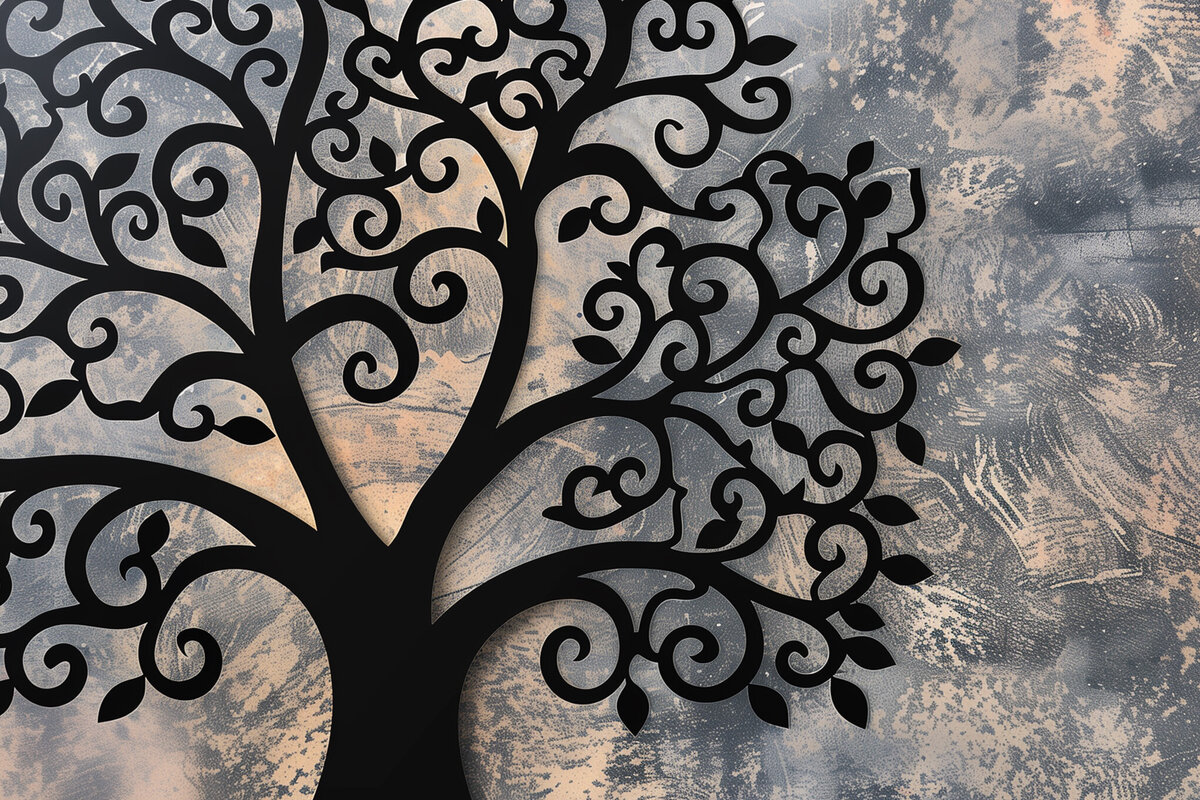 Intra απο ξύλο plywood 3mm-4mm πάχος – Αρχείο αποκοπής με λέιζερ δέντρου Δίασταση  20x20 cm INTRAFABR-92342261