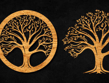 Intra απο ξύλο plywood 3mm-4mm πάχος – Αρχείο CUT Cut Tree Δίασταση  20x20 cm INTRAFABR-99084207 - Image 1