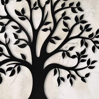 Intra απο ξύλο plywood 3mm-4mm πάχος – Αρχείο αποκοπής με λέιζερ δέντρου Δίασταση  20x20 cm INTRAFABR-92330299 - Image 1