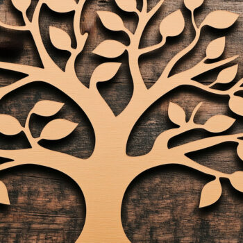 Intra απο ξύλο plywood 3mm-4mm πάχος – Αρχείο αποκοπής με λέιζερ δέντρου Δίασταση  20x20 cm INTRAFABR-111583428 - Image 1