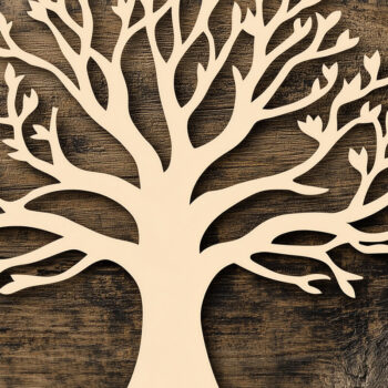 Intra απο ξύλο plywood 3mm-4mm πάχος – Αρχείο αποκοπής με λέιζερ δέντρου Δίασταση  20x20 cm INTRAFABR-111584571 - Image 1