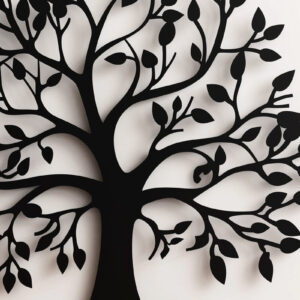 Intra απο ξύλο plywood 3mm-4mm πάχος – Αρχείο αποκοπής με λέιζερ δέντρου Δίασταση  20x20 cm INTRAFABR-92330902