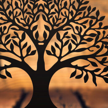 Intra απο ξύλο plywood 3mm-4mm πάχος – Αρχείο αποκοπής με λέιζερ δέντρου Δίασταση  20x20 cm INTRAFABR-92335626 - Image 1