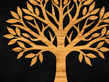 Intra απο ξύλο plywood 3mm-4mm πάχος – SVG Bundle Cut Tree Δίασταση  20x20 cm INTRAFABR-117247968 - Image 3