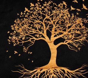 Intra απο ξύλο plywood 3mm-4mm πάχος – Σχεδιασμός αρχείου αποκοπής Cut Tree Δίασταση  20x20 cm INTRAFABR-99549793