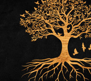 Intra απο ξύλο plywood 3mm-4mm πάχος – Σχεδιασμός αρχείου αποκοπής Cut Tree Δίασταση  20x20 cm INTRAFABR-99549955