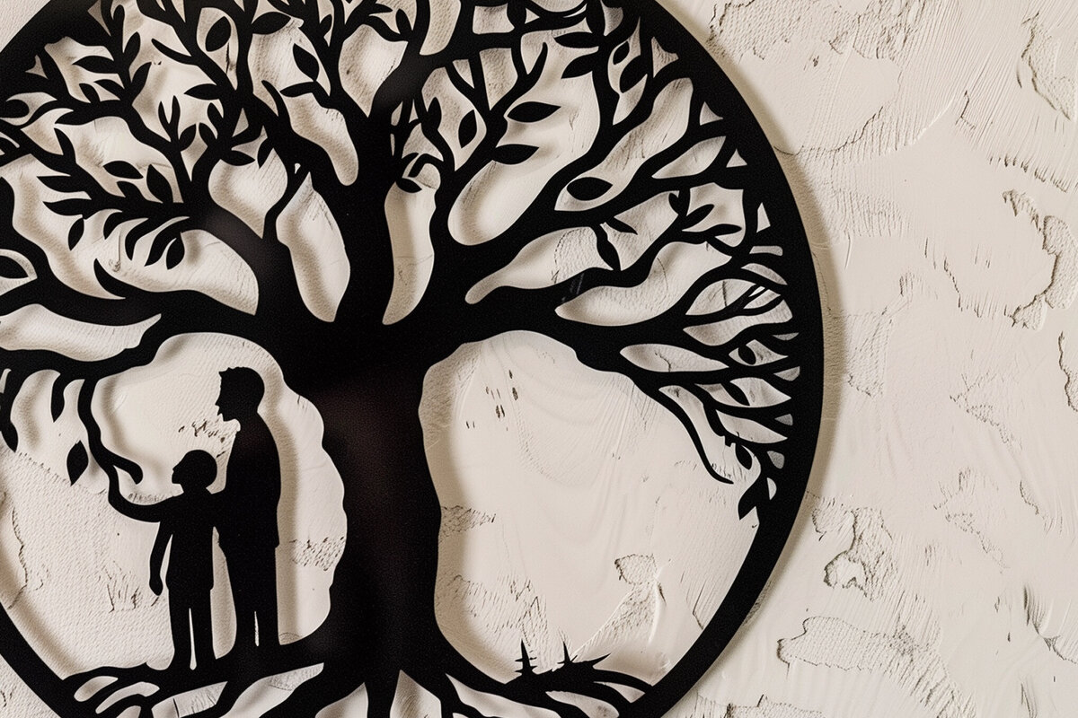 Intra απο ξύλο plywood 3mm-4mm πάχος – Διακόσμηση τοίχου με αρχείοTree Δίασταση  40x30 cm INTRAFABR-97899456