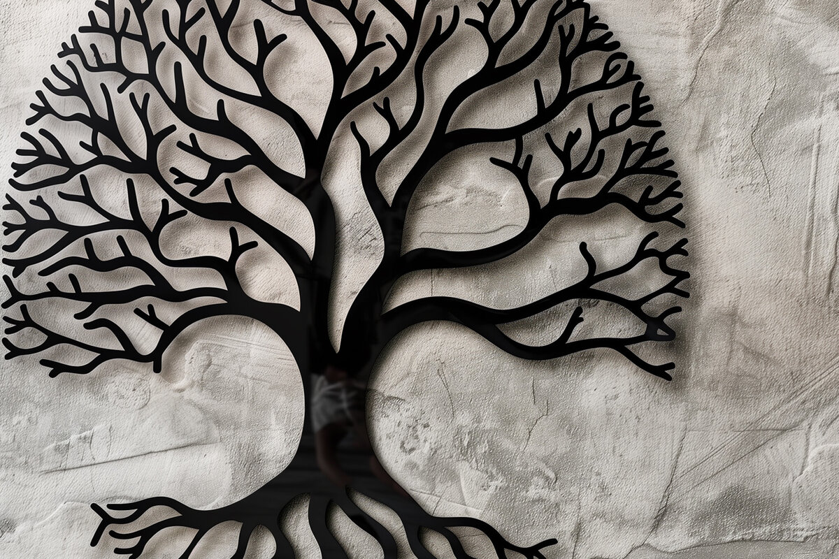 Intra απο ξύλο plywood 3mm-4mm πάχος – Διακόσμηση τοίχου με αρχείοTree Δίασταση  40x30 cm INTRAFABR-97911905