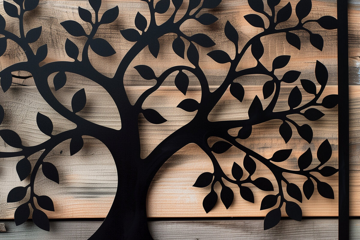 Intra απο ξύλο plywood 3mm-4mm πάχος – Διακόσμηση τοίχου με αρχείοTree Δίασταση  40x30 cm INTRAFABR-97917662