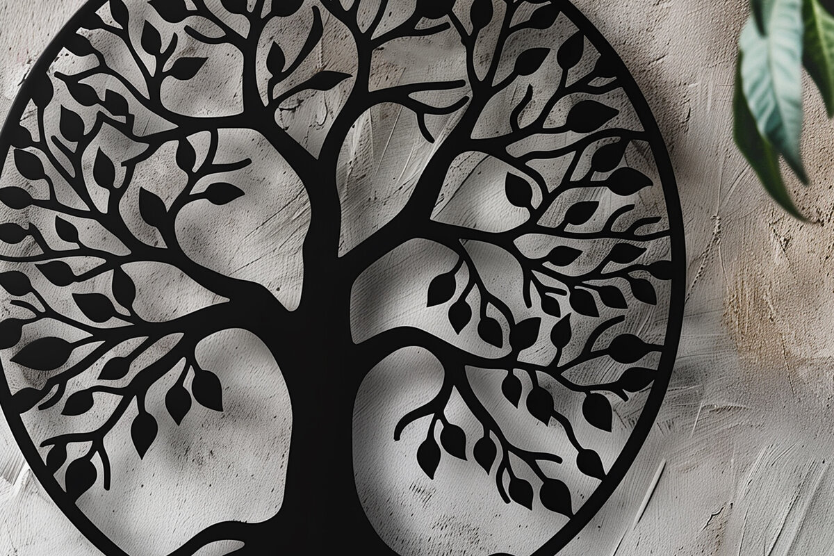 Intra απο ξύλο plywood 3mm-4mm πάχος – Διακόσμηση τοίχου με αρχείοTree Δίασταση  40x30 cm INTRAFABR-97918082