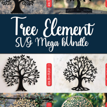 Intra απο ξύλο plywood 3mm-4mm πάχος – Πακέτο Mega Cut Tree Δίασταση  20x20 cm INTRAFABR-92342782 - Image 1