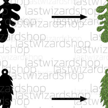 Intra απο ξύλο plywood 3mm-4mm πάχος – Σκουλαρίκια με φύλλα δέντρου, Tear Drop Faux Δίασταση  5x5 cm INTRAFABR-25097485 - Image 2