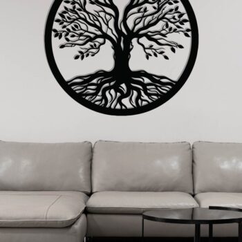 Intra απο ξύλο plywood 3mm-4mm πάχος – Αρχεία κοπής με λέιζερ μεταλλικού τοίχου δέντρου Δίασταση  40x30 cm INTRAFABR-117464304 - Image 3