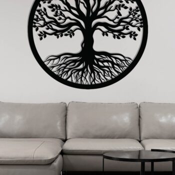 Intra απο ξύλο plywood 3mm-4mm πάχος – Αρχεία κοπής με λέιζερ μεταλλικού τοίχου δέντρου Δίασταση  40x30 cm INTRAFABR-118729850 - Image 3