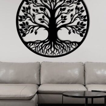 Intra απο ξύλο plywood 3mm-4mm πάχος – Αρχεία κοπής με λέιζερ μεταλλικού τοίχου δέντρου Δίασταση  40x30 cm INTRAFABR-112969938 - Image 3