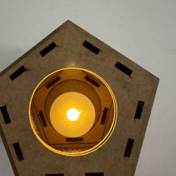 Intra απο ξύλο plywood 3mm-4mm πάχος – Κηροπήγιο Tree of Life Δίασταση  20x20 cm INTRAFABR-106178085 - Image 6