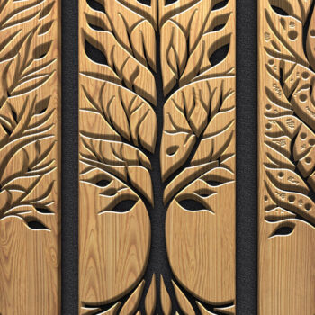 Intra απο ξύλο plywood 3mm-4mm πάχος – Tree of Life & Celestial Art Δίασταση  20x20 cm INTRAFABR-122443547 - Image 3