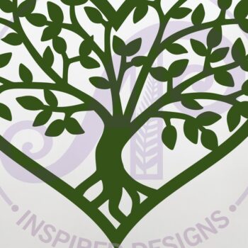 Intra απο ξύλο plywood 3mm-4mm πάχος – Τοίχο καρδιών δέντρου ζωής, αρχείο. Δίασταση  20x20 cm INTRAFABR-124664392 - Image 2