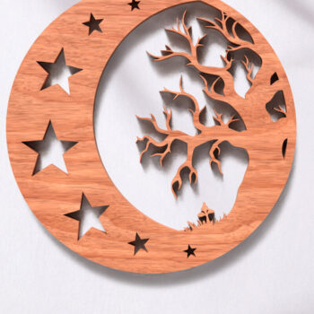 Intra απο ξύλο plywood 3mm-4mm πάχος – Αρχεία κοπής με λέιζερ Tree of Life Δίασταση  20x20 cm INTRAFABR-119821415 - Image 4