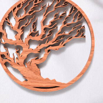 Intra απο ξύλο plywood 3mm-4mm πάχος – Αρχεία κοπής με λέιζερ Tree of Life Δίασταση  20x20 cm INTRAFABR-119821415 - Image 6