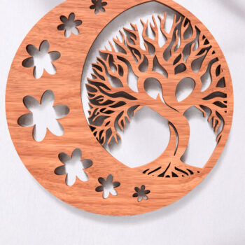 Intra απο ξύλο plywood 3mm-4mm πάχος – Αρχεία κοπής με λέιζερ Tree of Life Δίασταση  20x20 cm INTRAFABR-119821415 - Image 8