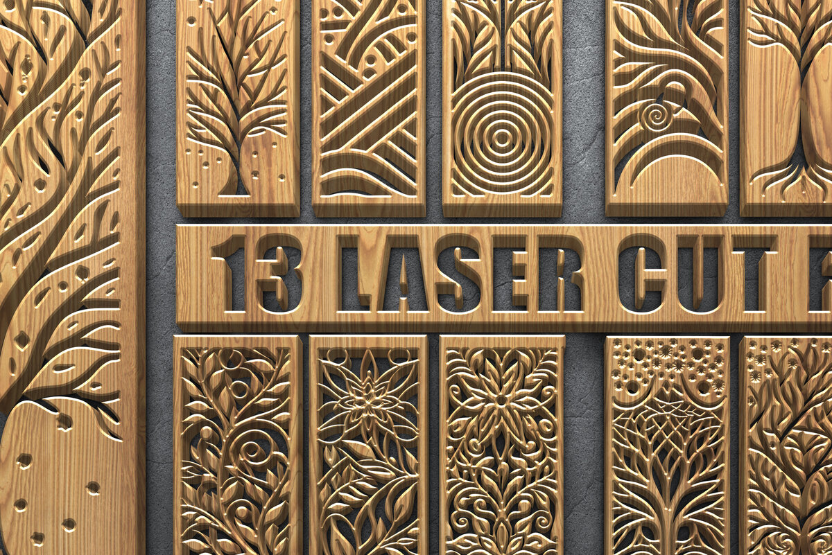 Intra απο ξύλο plywood 3mm-4mm πάχος – Αρχεία κοπής με λέιζερ Tree of Life Δίασταση  20x20 cm INTRAFABR-122354460