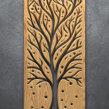 Intra απο ξύλο plywood 3mm-4mm πάχος – Αρχεία κοπής με λέιζερ Tree of Life Δίασταση  20x20 cm INTRAFABR-122354460 - Image 5