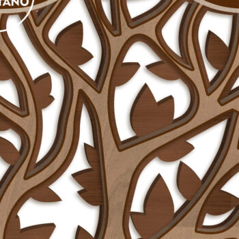 Intra απο ξύλο plywood 3mm-4mm πάχος – Πολυστρωματικό αρχείο TREE of LIFE, Διακόσμηση τοίχου Δίασταση  40x30 cm INTRAFABR-80785955 - Image 5