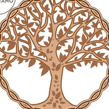 Intra απο ξύλο plywood 3mm-4mm πάχος – Πολυστρωματικό αρχείο TREE of LIFE, Διακόσμηση τοίχου Δίασταση  40x30 cm INTRAFABR-80785955 - Image 8