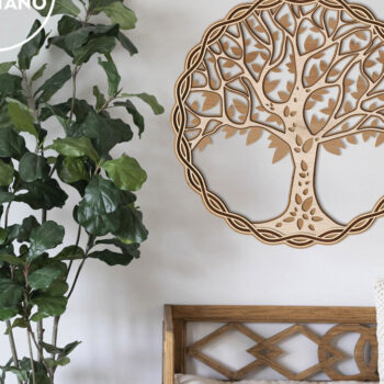 Intra απο ξύλο plywood 3mm-4mm πάχος – Πολυστρωματικό αρχείο TREE of LIFE, Διακόσμηση τοίχου Δίασταση  40x30 cm INTRAFABR-80785955 - Image 10