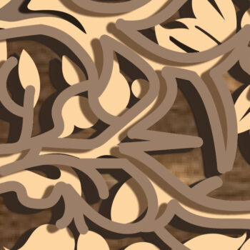 Intra απο ξύλο plywood 3mm-4mm πάχος – Δέντρο της Ζωής/Φθινοπωρινό Δέντρο/Πολυστρωματικό Δίασταση  20x20 cm INTRAFABR-75645583 - Image 4