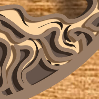 Intra απο ξύλο plywood 3mm-4mm πάχος – Δέντρο της Ζωής/Φθινοπωρινό Δέντρο/Πολυστρωματικό Δίασταση  20x20 cm INTRAFABR-75645583 - Image 6