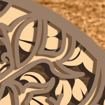 Intra απο ξύλο plywood 3mm-4mm πάχος – Δέντρο της Ζωής/Φθινοπωρινό Δέντρο/Πολυστρωματικό Δίασταση  20x20 cm INTRAFABR-75645583 - Image 7