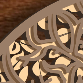 Intra απο ξύλο plywood 3mm-4mm πάχος – Δέντρο της Ζωής/Φθινοπωρινό Δέντρο/Πολυστρωματικό Δίασταση  20x20 cm INTRAFABR-75645583 - Image 8