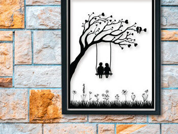 Intra απο ξύλο plywood 3mm-4mm πάχος – Εσωτερική διακόσμηση τοίχου Tree of Life Δίασταση  40x30 cm INTRAFABR-28542893 - Image 7