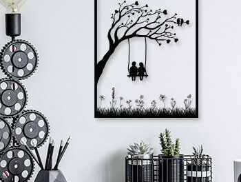 Intra απο ξύλο plywood 3mm-4mm πάχος – Εσωτερική διακόσμηση τοίχου Tree of Life Δίασταση  40x30 cm INTRAFABR-28542893 - Image 8