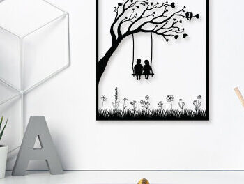 Intra απο ξύλο plywood 3mm-4mm πάχος – Εσωτερική διακόσμηση τοίχου Tree of Life Δίασταση  40x30 cm INTRAFABR-28542893 - Image 9