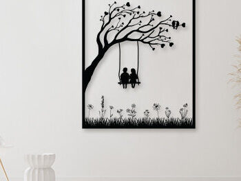 Intra απο ξύλο plywood 3mm-4mm πάχος – Εσωτερική διακόσμηση τοίχου Tree of Life Δίασταση  40x30 cm INTRAFABR-28542893 - Image 11